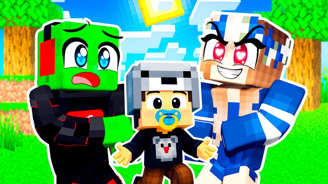 😨 У НАС РОДИЛСЯ РЕБЁНОК СЫНУЛЯ ЕНОТИК в МАЙНКРАФТ! смотреть онлайн