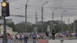 МАРАФОН БЕЛЫЕ НОЧИ В ПЕТЕРБУРГЕ. Трасса на Тучков мост (фр.2)