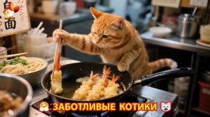 Заботливые котики спешат на помощь (138)