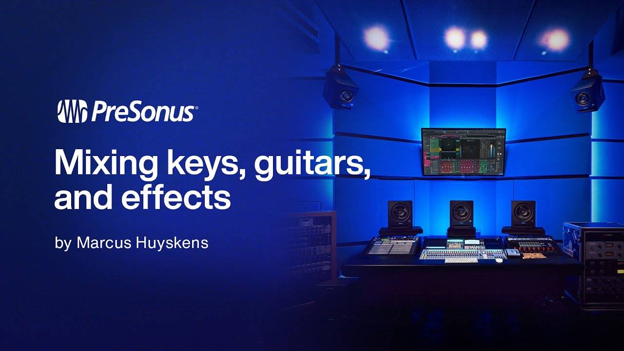 Studio One Pro 7: Mixing Keys, Guitars and Guitars in Dolby Atmos | Part 6