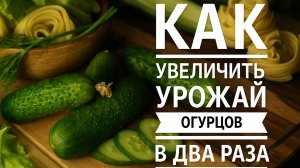 💦 Урожай огурцов в 2 раза больше! Делай так — проверено на своей грядке!