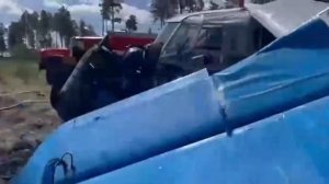 Самолёт Ан-2 с 11 пассажирами совершил жёсткую посадку в Забайкалье, шестеро пострадали,передаёт МЧС