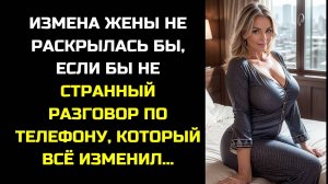 ИЗМЕНА ЖЕНЫ НЕ РАСКРЫЛАСЬ БЫ, ЕСЛИ БЫ НЕ СТРАННЫЙ РАЗГОВОР ПО ТЕЛЕФОНУ...