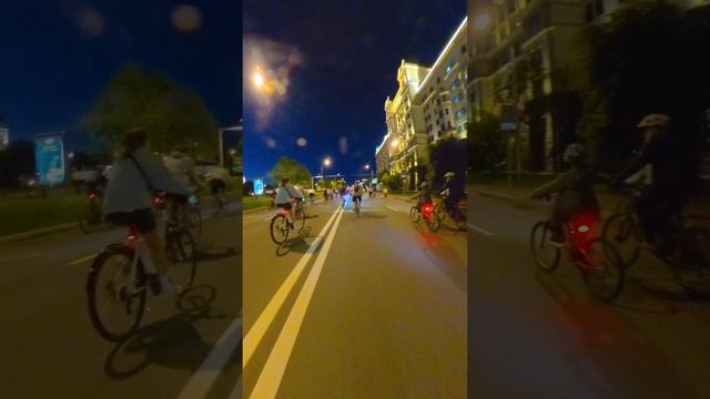 Московский ночной велофестиваль 2025 #insta360X4
