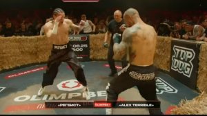 БОЙ ДАНИИЛ "РЕГБИСТ" vs АЛЕКСАНДР "ALEX TERRIBLE"  TOP DOG 37 главный поединок вечера. ОБЗОР БОЯ