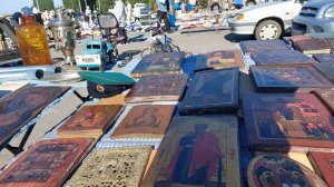 Блошиный рынок в городе Воронеж (часть 1). Гуляю и показываю интересный товар и цены на него