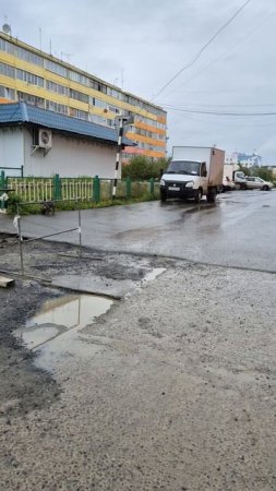 Укладка нового покрытия. Якутия Айхал Крайний Север