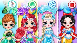 Диснеевская принцесса и ее друзья-мальчики получают НОВУЮ моду на 35 бумажных кукол и поделок своими