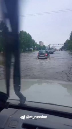 Тольятти кстати тоже затоплено сильным ливнем.