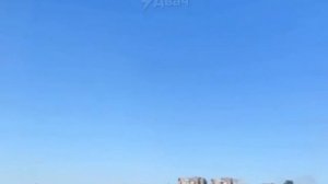 Еще кадры прилетов Гераней-2 по зданию ТЦК в Кременчуге и последствия их попаданий.  Военный О...