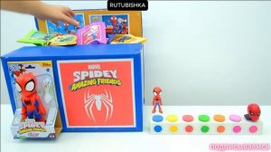 Распаковка Человек паука)детские  игрушки)