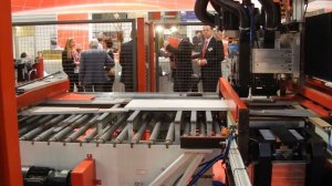 Сверлильно-присадочная линия с CNC Priess & Horstmann - работа зажимов