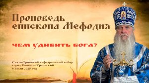 Чем удивить Бога? | Проповедь епископа Мефодия