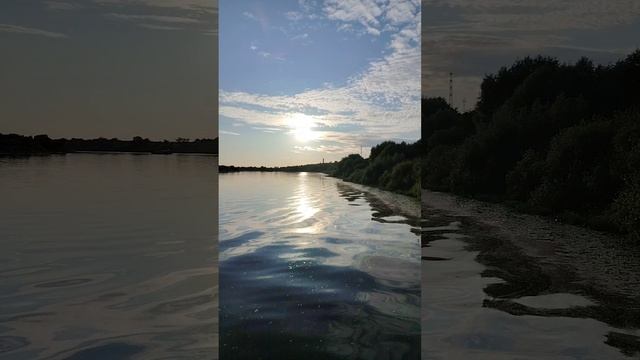 закат на Оке...... 6 июля