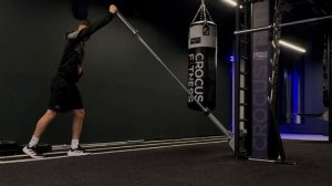 standing landmine press ( Жим лэдмаин стоя)