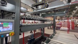 Автоматическая загрузка LP 3000 от Modprocess  к проходным сверлильным и кромкооблицовочным станкам