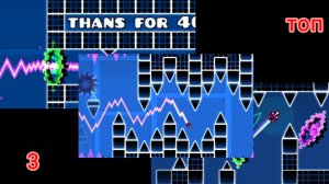 топ 3 самых сложных wave челленджей в ГД(Geometry Dash)