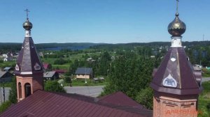 Восстанавливающаяся.Троицкая церковь чугуно плавильного завода позапрошлого века