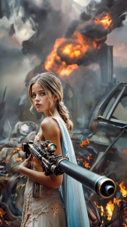 The_blonde_woman_in_a_white_dres (2)