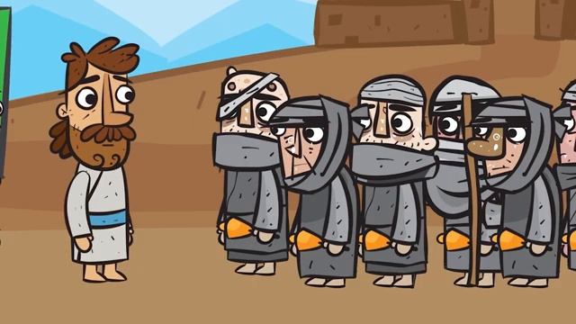 Библейские истории - Исцеление 10 прокаженных