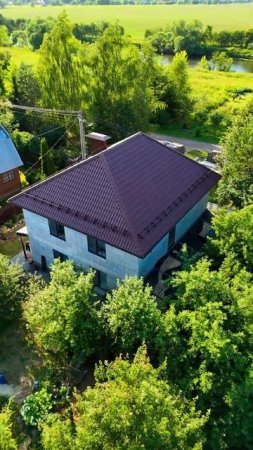 Построенный 2-эт дом 176м2 по проекту #ТБ-868 по технологии Техноблок