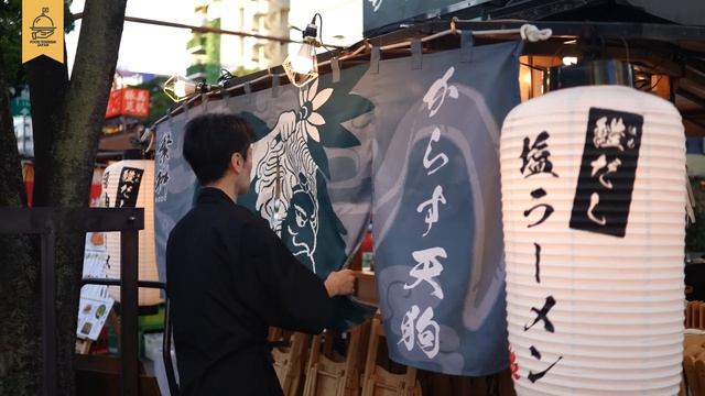 福岡中洲・天神の屋台で腕を振るった屋台職人がワンオペで自身の屋台を開業!豊前の鱧だしラーメンは唯一無二の味 Japanese Yatai Street food stall Fukuoka Japan