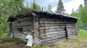 Пешком туда добраться ОЧЕНЬ СЛОЖНО! Поход на таёжную реку в старинные избы промысловиков.(часть 1)