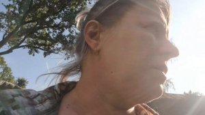 От дождей только трава)Собираем ягоды.