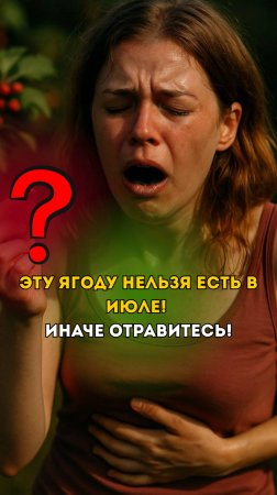 Эту ягоду нельзя есть в июле!