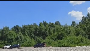 НА РЕКЕ ТОМЬ. НОВОКУЗНЕЦК. ОТДЫХ НА ПРИРОДЕ