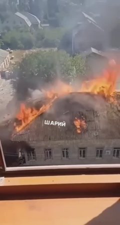 🇺🇦🔥В Кременчуге пылает здание ТЦК