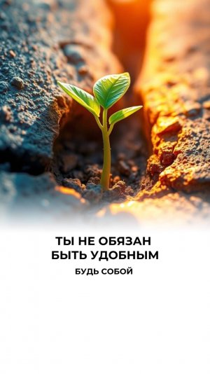Будь собой — мир подстроится под твой ритм