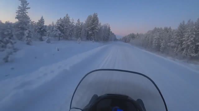 Снегоход для леса Тайга Атака с двигателем к6а. Замер скорости.