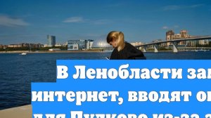 В Ленобласти замедляют интернет, вводят ограничения для Пулково из-за атаки БПЛА