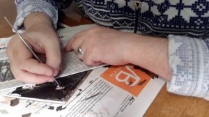 8.Граттаж на пластике!