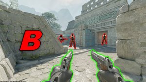 Самый простой гайд на Б опорника на эншенте в кс2