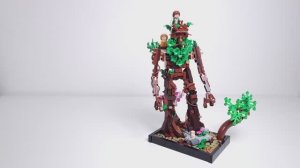 📁 Lego Lord of the Rings Treebeard - альтернативная сборка из набора «Дерево бонсай» 10281 Bonsai