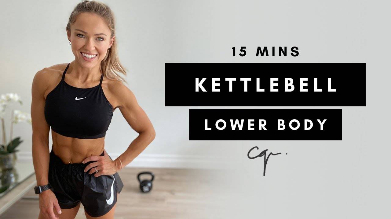 Caroline Girvan - 15 Min LOWER BODY KETTLEBELL WORKOUT at Home