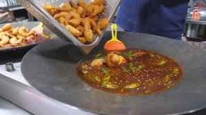 Креветки Канчжон, молодой краб _ Корейская жареная курица Дакканчжон