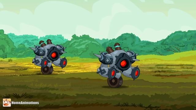 HomeAnimations – Мультики про танки  Сухопутного-Крейсера на грани уничтожения ： Федор и Китобой уже
