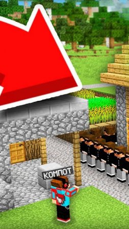 ЧТО ЖИТЕЛЬ ОХРАНЯЕТ В СВОЁМ ДОМЕ В МАЙНКРАФТ | Эдит Minecraft