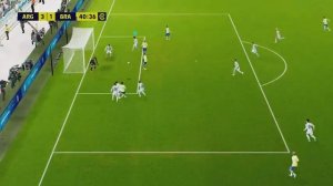 Efoorball, играют Аргентина против Бразилии, увлекательный матч.