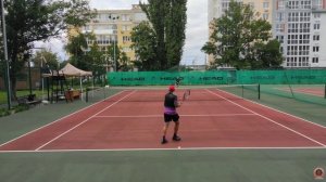 Большой теннис в Липецке. Быханов сад. А.Петров/Д.Дубинин