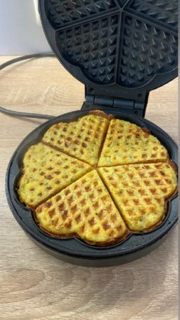 Рецепт полезных овощных вафель