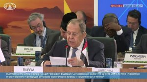 🔴 #ПрямойЭфир: Выступление С.В.Лаврова на II сессии XVII саммита БРИКС
