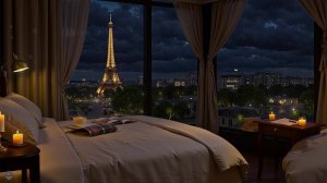 Ночной джаз в Париже | Ambience and music in Paris | музыка для сна, музыка для отдыха