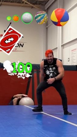 Это последнее испытание - переворачивать шары! #паркур