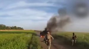 🔴Видео с той стороны: Ещё одни ВСУшники не доехали до точки🔴