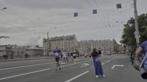 МАРАФОН БЕЛЫЕ НОЧИ В ПЕТЕРБУРГЕ. Трасса на Тучков мост (фр.4)