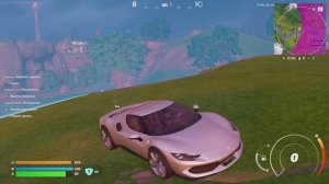 Осмотр и тест драйв - Ferrari 296 GTB в игре Fortnite
